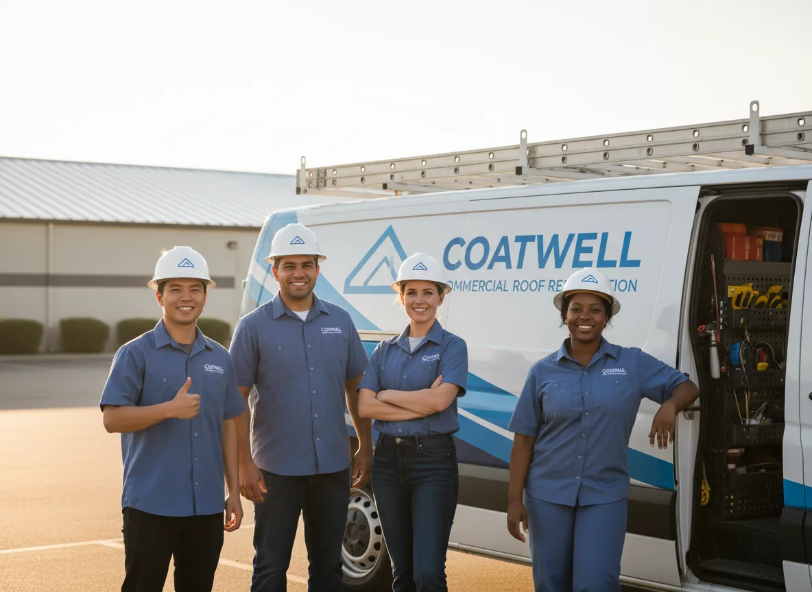 Commercial roof coating company in Blue Creek, OH